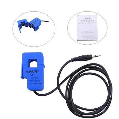 AC Current Sensor Split Core Current Transformer SCT013 10A 20A 30A 50A 60A 100A