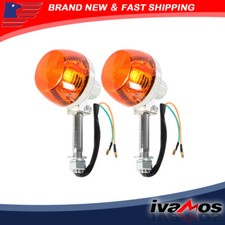 2Pcs 8MM Turn Signal Light 12V For Honda CT70 CT90 XL100 CB350 CM400 CB450 CB750