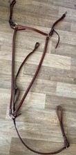 Harry Dabbs Made In England 3 Point Leather Breastplate W/ Standing Attachment