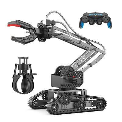 Robot Arm Kit Toys, Flexible Remote Control Robotic Arm with 360° Gripper a