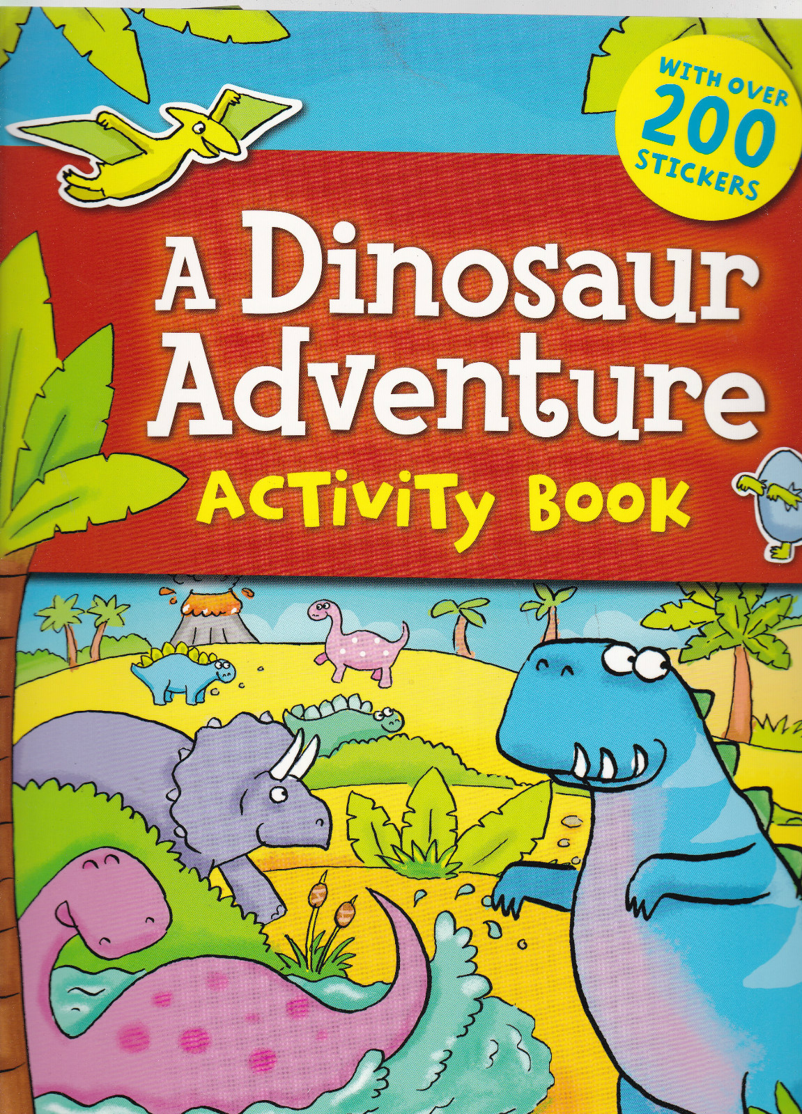 A Dinosaur Adventure Sticker Activity Book  (Paperback, 2015) New