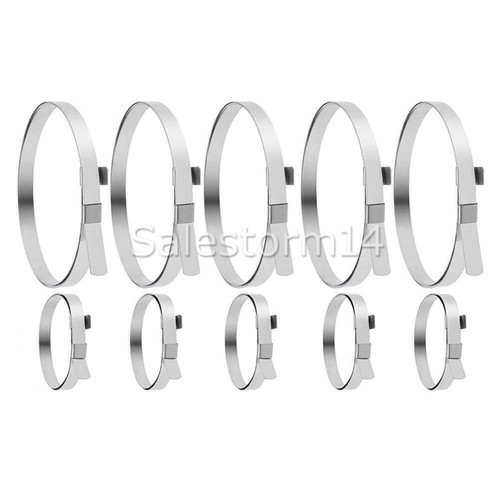 5 Sets CV Boot Clips Kit Stainless Steel Axle CV Joint Crimp Clamp Universal AU - Picture 2 of 9
