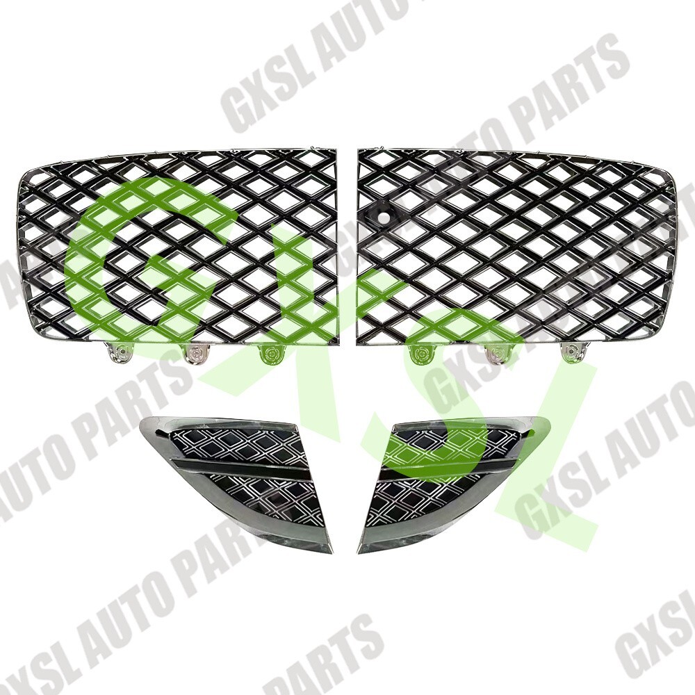 Bentley Continental GT 2021-2024 Bumper grilles Set Chrome