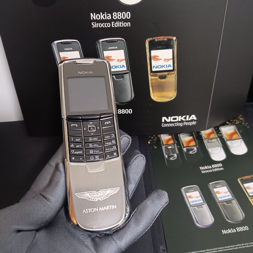 LUXURY NOKIA 8800 CLASSIC SILVER ASTON MARTIN UNLOCKED GSM MOBILE PHONE FULL BOX - 第 16/20 張圖片
