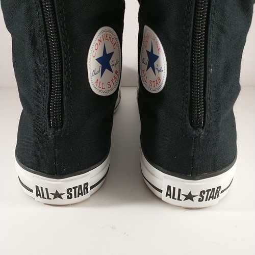 Converse CTAS XXHI Zipper Lace Up Black Knee High Sneaker Boot Mens 8 Womens 10 - Picture 5 of 24