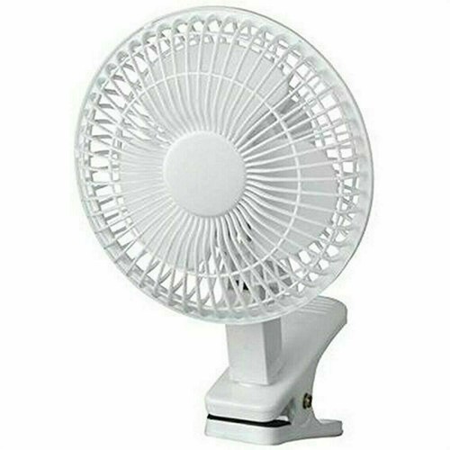 Portable Desk Clip Fan 6 Inch Portable 2 Speed 9'' Fan Mains Powered Home Office - Picture 3 of 11