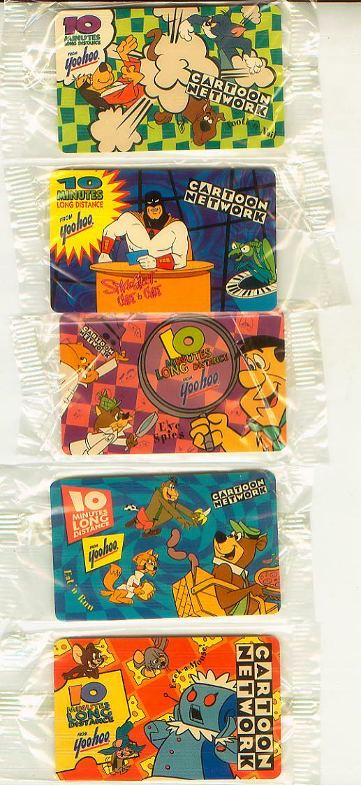  1995 CARTOON NETWORK EAT N RUN,EeeK a Mouse,Tooth n Nail,Eye Spies,spikeghost  