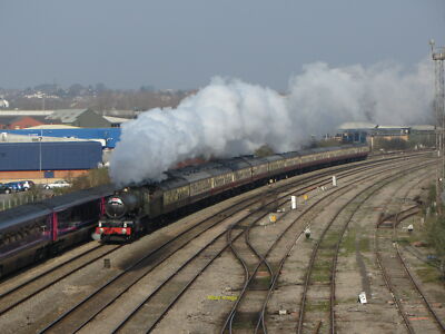 Foto 12x8 Hilfe für Helden Ausflugszug bei Pengam Lok 6024 Kin c2012