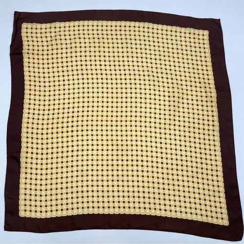 Collezione 3 Sciarpe Vintage Acetato Vera Argyle Pois Stelle Griglia Retrò - Foto 15 di 16
