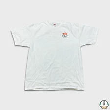 Vintage 2004 D-Day T Shirt Mens XL White 60 Year Tribute World War II Tee