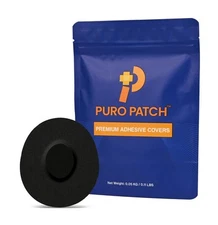 Premium Adhesive Covers - Compatible With Your Dexcom G7 Continuous Black 