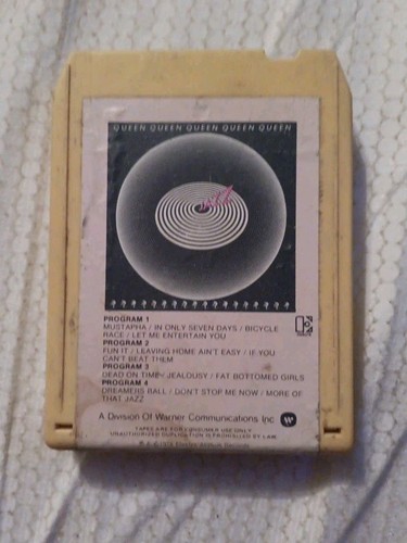 Queen- Jazz 8-Track Tape ET8 166 - From The Collection of Aaron Smith.  - Foto 1 di 2