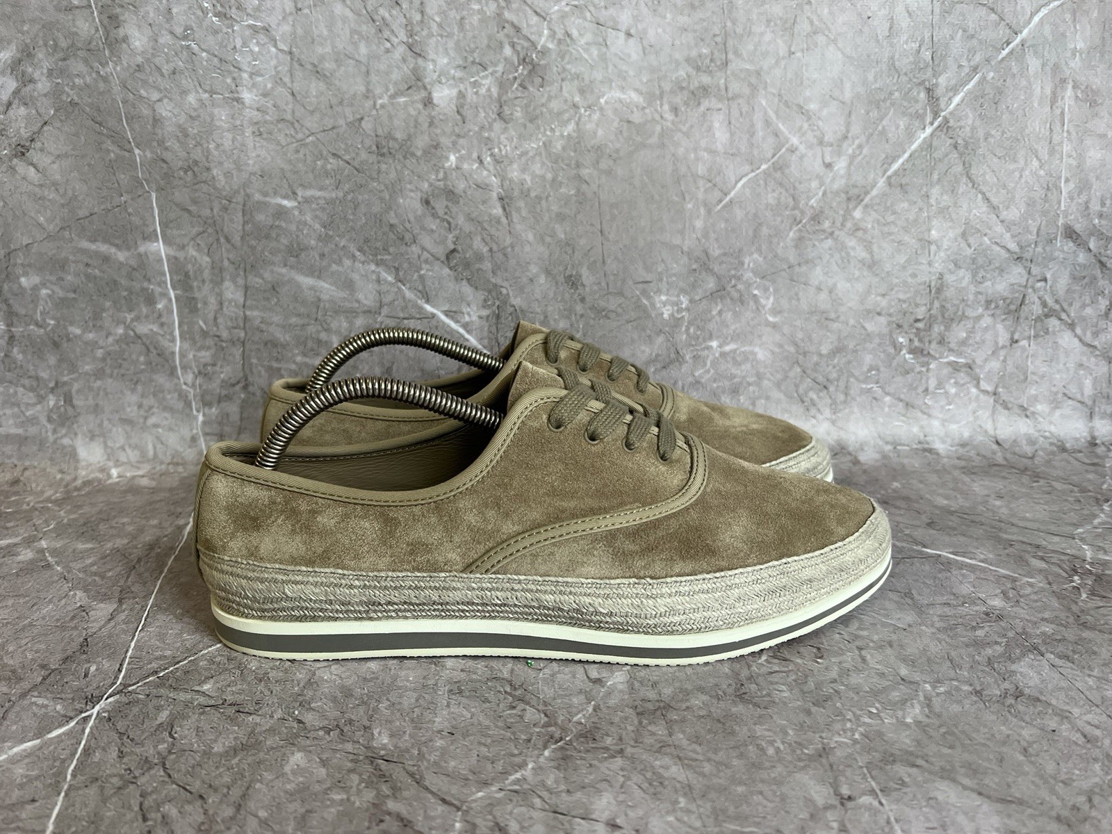 Prada Mens Sneakers Suede Shoes Size UK 7 US 8 EUR 41