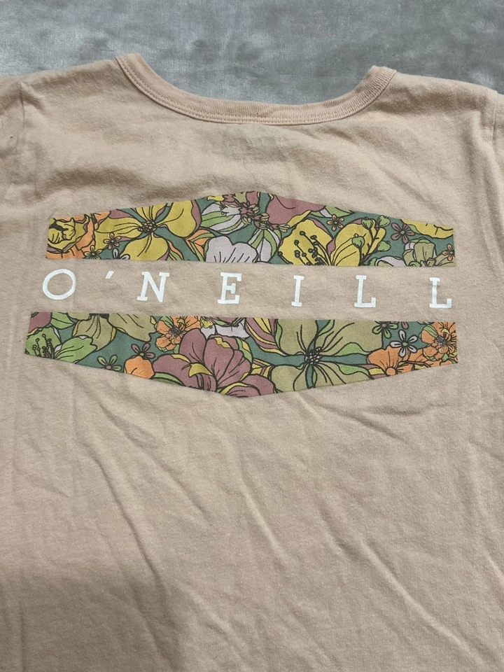 Camiseta corta O'neill niñas talla grande melocotón manga corta cuello redondo playa Foto 4 de 4