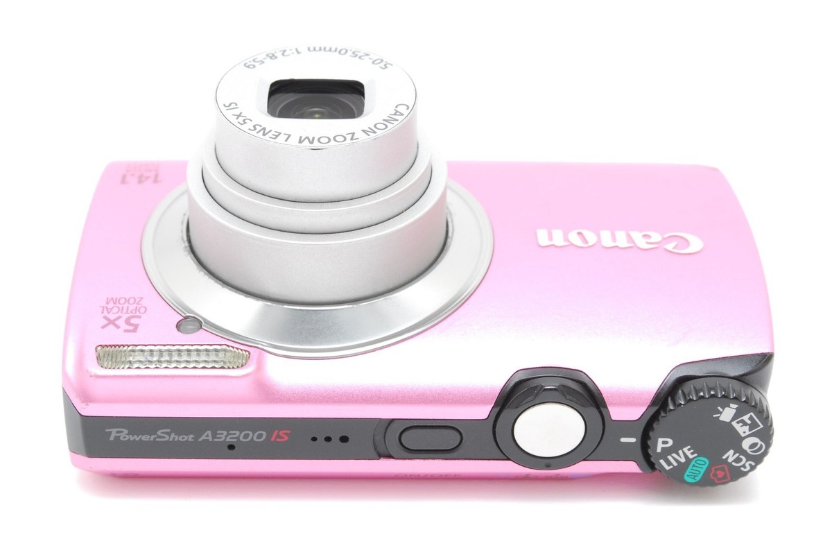 Canon PowerShot A3200 IS ピンク NEAR MINT] Canon PowerShot A3200 IS Pink 14.1MP Digital Camera w