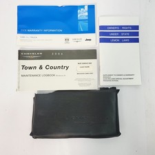 2006 Chrysler Town & Country OEM Owners Manual Maintenance Logbook Warranty Guid
