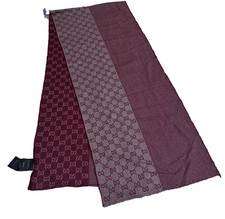 Gucci womens Scarf Shawl Stole Wrap 100% Lana...