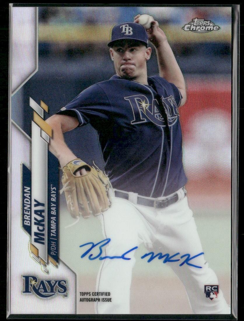 2020 Topps Chrome #RA-BM Brendan McKay Rookie Refractor AUTO #/499