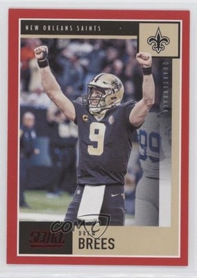 2020 Score Red Drew Brees #269 HOF o6n