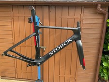Storck Aerfast G2 Pro small, with Dura Ace rear brake, Chris King BB, 2 B cages.