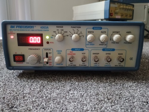 BK Precision 4003A Sweep Function Generator w/ 60MHz Autorange Counter, Used