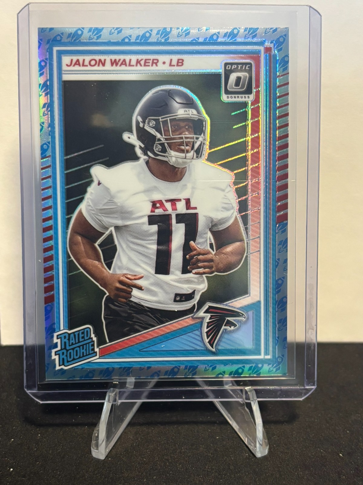 2025 Panini Donruss Optic - Jalon Walker #290 Rocket ship emoji Prizm