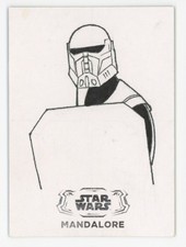 2025 Star Wars Hyperspace Sketch 1/1 Mandalorian or Clone Trooper Gigov Alex 1/1