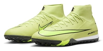 Nike Zoom Mercurial Superfly 10 Academy TF Limelight Hyper Crimson Size 4.5