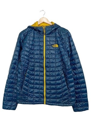 The North Face ThermoBall Steppjacke Herren Gr. M Blau Kapuze