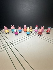 Peppa Pig Figure Lot Of 11 All different