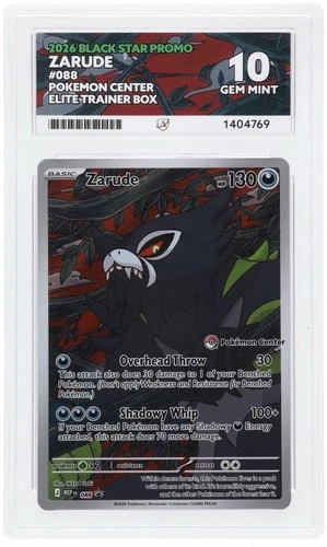 Zarude MEP 088 - Pitch Black - Pokemon Center stamped Promo - ACE 10