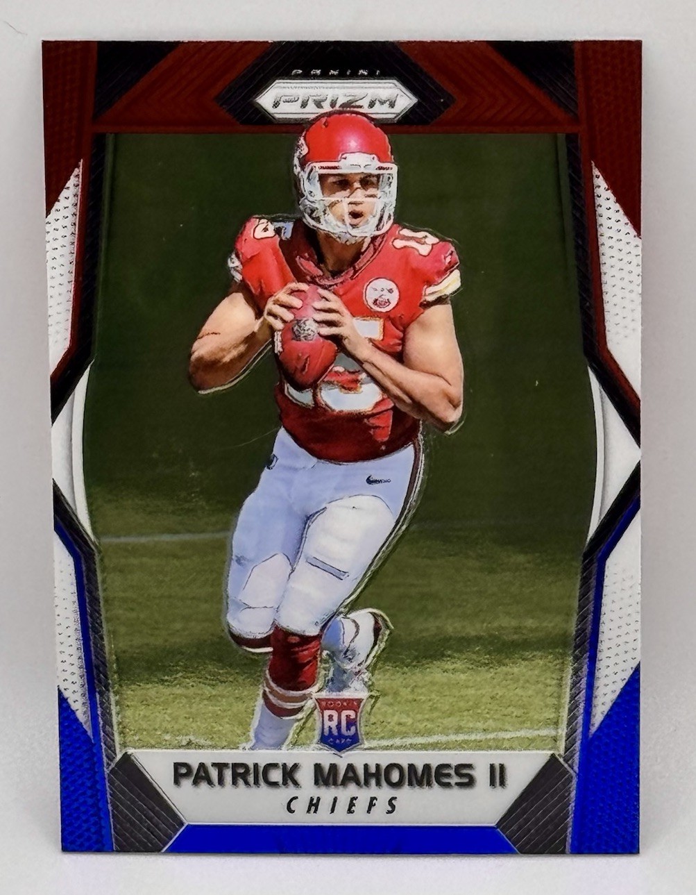 2017 Prizm Patrick Mahomes RC Red White Blue #269 Rookie Chiefs