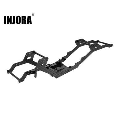 INJORA 313/324mm Radstand RC Chassis Kit LCG Kohlefaser Rahmenträger für TRX4