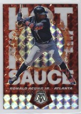 2021 Panini Mosaic Hot Sauce Mosaic Prizm Ronald Acuna Jr #HS6 12xq