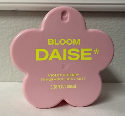 BLOOM DAISE BEAUTY Grape & Amber Fragrance Body Mist Full Size 3.38oz/100ml