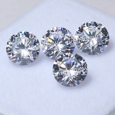 Natural 1.80 Ct DE Color VVS1 Brilliant Cut 5.00 MM Round White Diamond 4 Pc Lot