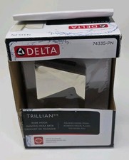 DELTA 74335-PN Trillian Single Robe Hook - Brilliance Polished Nickel NEW