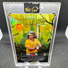 Wild Card 2025 Haunted Hits Monster Hunt Nick Kurtz Wake Forest HHCC-NK /3