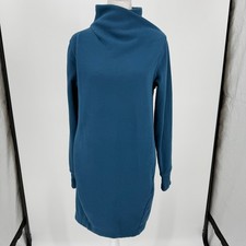 Athleta Cozy Karma Mock Neck Sweatshirt Dress