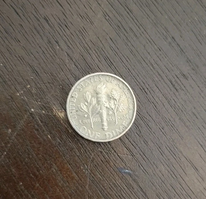 2003 P Roosevelt Dime Raised Rim No Ridges Non Reeded rare Error Coin - Image 2 of 4