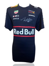MAX VERSTAPPEN SIGNED RED BULL RACING ORACLE F1 T-SHIRT (ACG CERT AG19015)