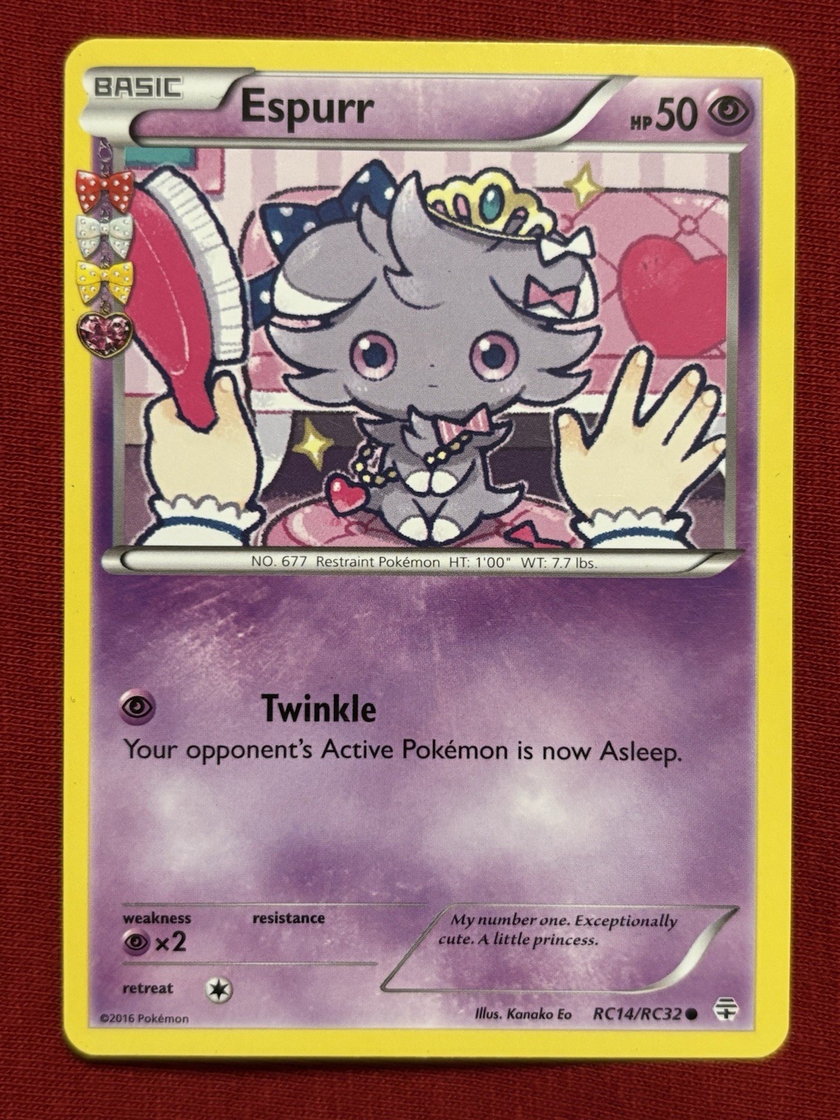Espurr RC14/RC32 – Pokemon TCG - Generations Radiant Collection - NM