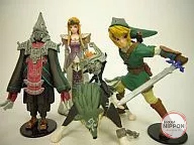 Yujin Zelda Twilight Princess SR Series Trading Figure Complete Set of 4