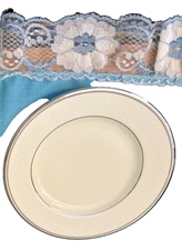 Minton Bridal Veil Bread Plate 6.5" High quality Bone China Made in England