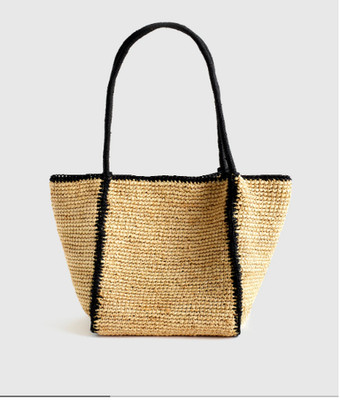 Madewell The Lexington Small Tote in Raffia