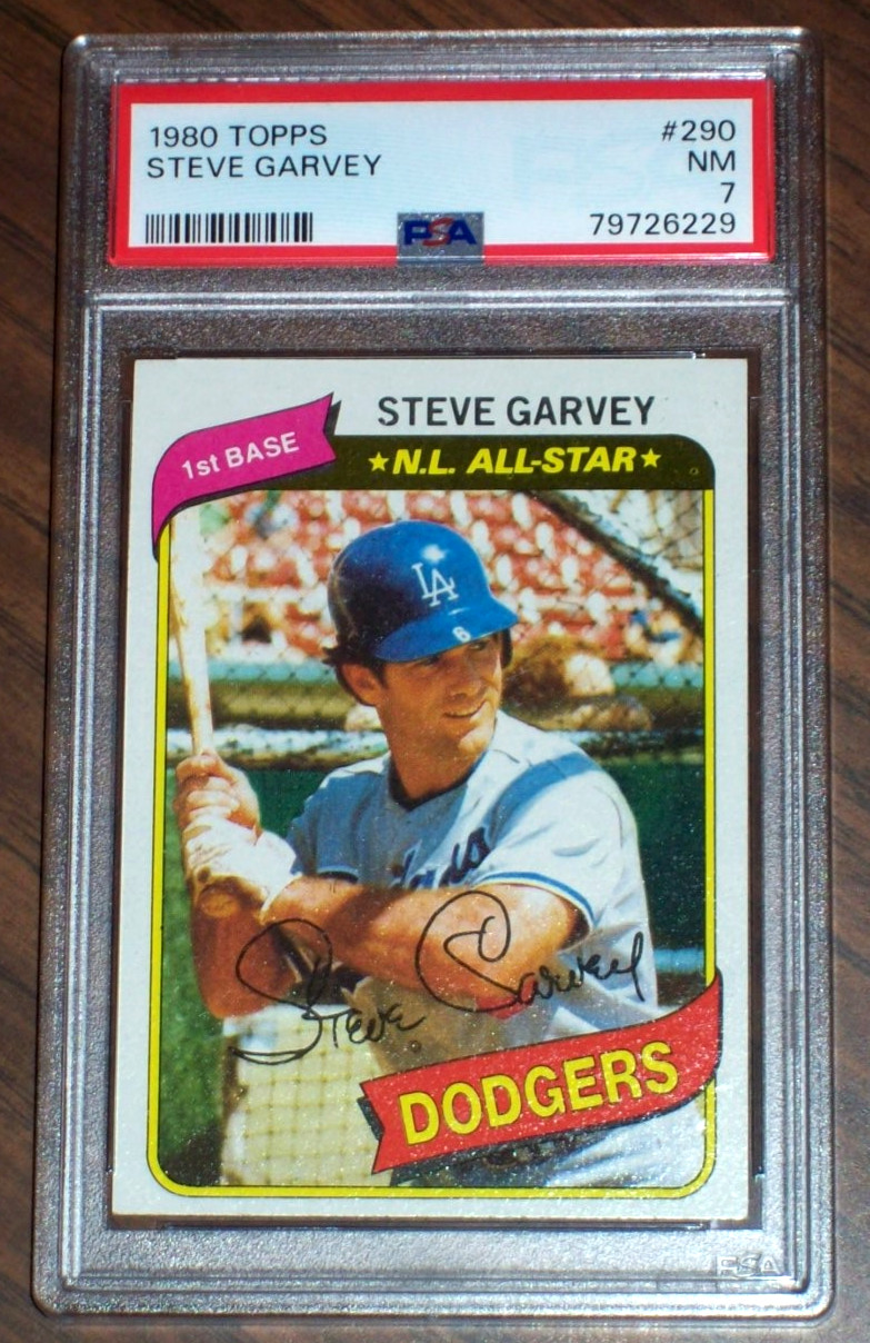 1980 Steve Garvey (All-Star) #290 Topps PSA 7 Los Angeles Dodgers
