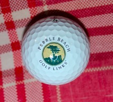COLLECTIBLE GOLF COURSE LOGO ProV1 GOLF BALL PEBBLE BEACH GOLF LINKS