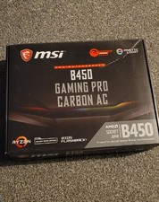 MSI B450 Gaming Pro Carbon AC ATX AM4 Motherboard, DDR4 Sockets