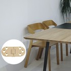 3 Pack Overlay Cabinet Hinges Black Handles Screws Semi-circular