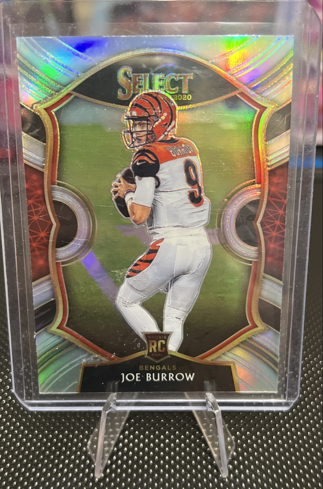 2020 Panini Select - Concourse Joe Burrow #46 Silver Prizm (RC)